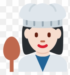Woman Cook Emoji With Light Skin Tone - Emoji De Ingeniera,Chef Emojis