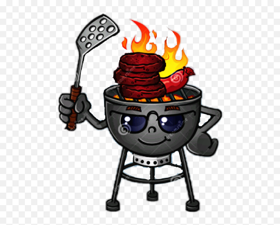 Bbq Sticker Challenge On Picsart - Bbq Cartoon Emoji,Bbq Emoji