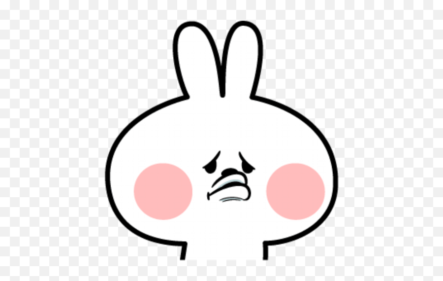 Spoiled Rabbit - Dot Emoji,Spoiled Emoji