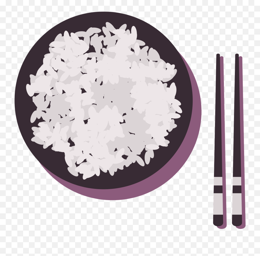Rice And Chopsticks Clipart - Rice Illust Emoji,Chopsticks Emoji