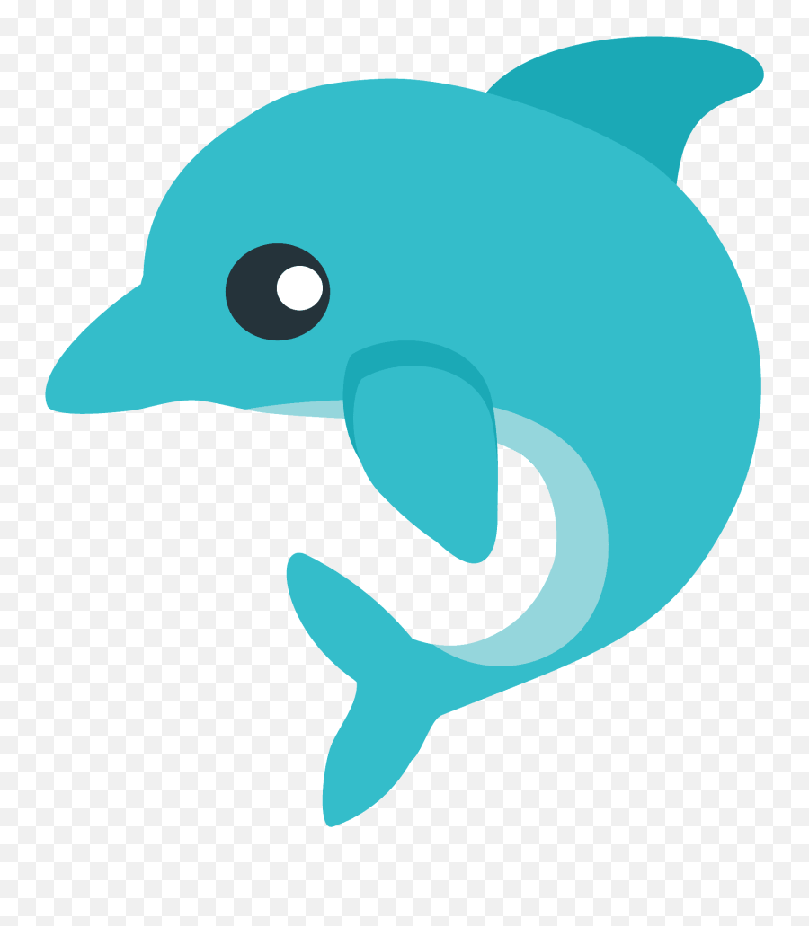Dolphin Emoji Clipart - Dophin Emoji,Dolphin Emoji