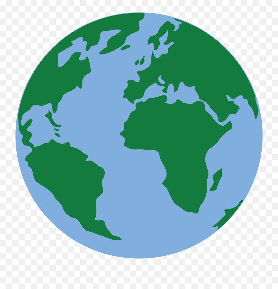 Globe Earth Clip Art - Clipart Transparent Background Earth Png Emoji,Planet Emojis Clip Art