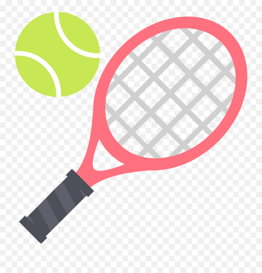Tennis Racquet And Ball - Tennis Emoji,Flag Tennis Ball Emoji
