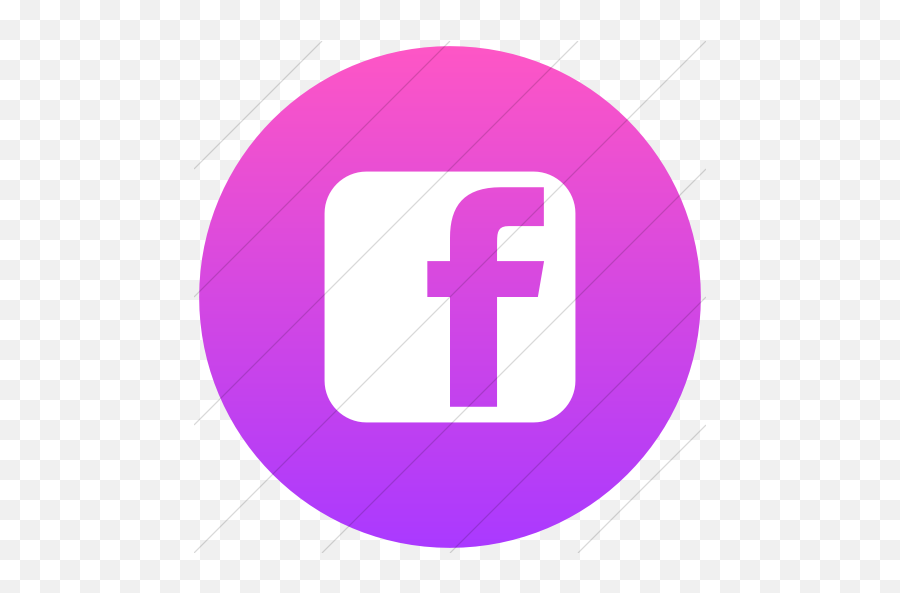 Flat Circle White - Facebook Purple And Pink Emoji,Purple Square Emoticon Facebook