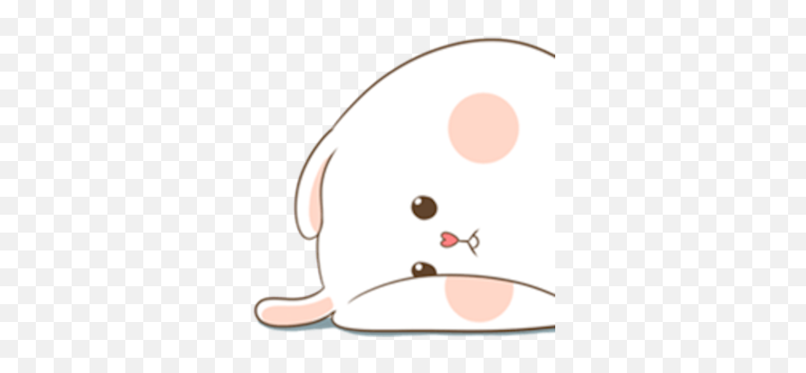 Bear And Rabbit Love - Tuagom Puffy Bear Rabbit Stickers Emoji,Tuagom Puffy Bear Emoticon