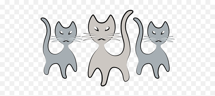 Retro Cat Graphic In Grays T - Shirt Dot Emoji,Grey Cat Emoticons For Facebook