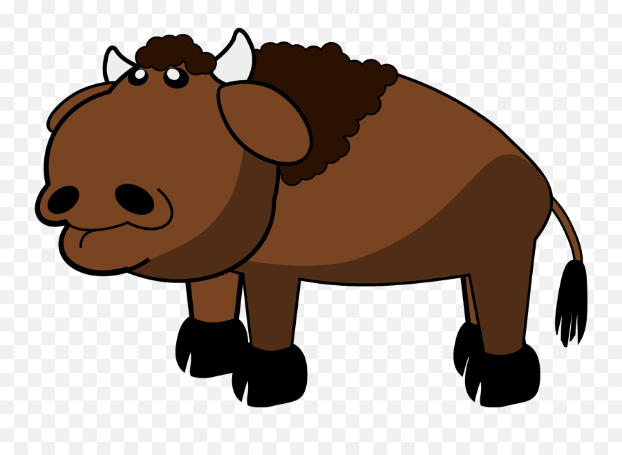 Bison Clipart - Clipart Buffalo Emoji,Bison Emoji