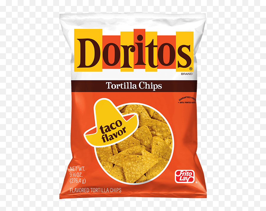 Doritos Taco Flavored Tortilla Chips - Taco Flavored Doritos Emoji,Pepsi Taco Emojis