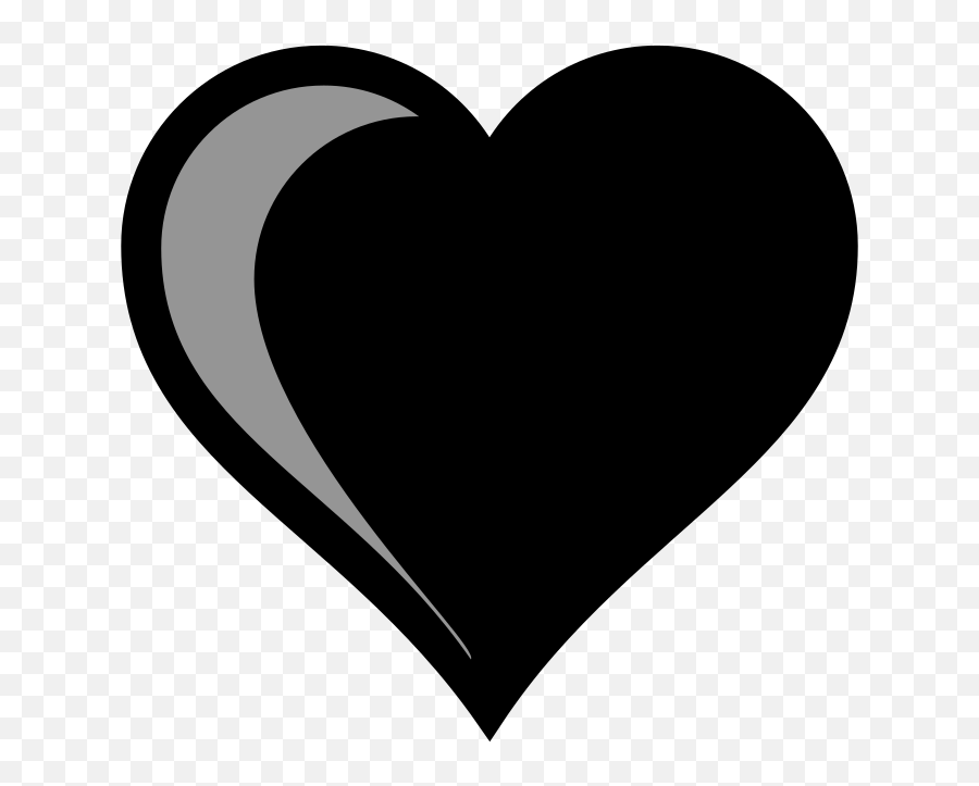 Picture Of A Black Heart - Clipart Best Black Heart Symbol Png Emoji,Black Hearts Emoji