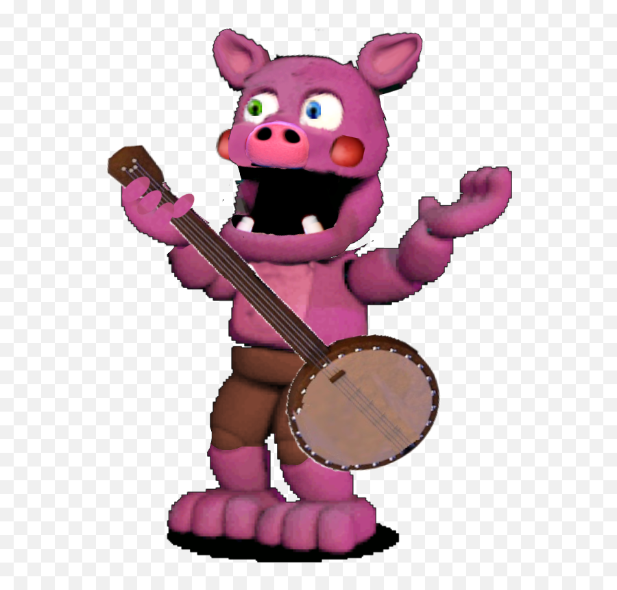 Fnaf Fnafworld Pigpatch Sticker By Fnafmad - Fnaf World Pigpatch Gif Emoji,Banjo Emoji