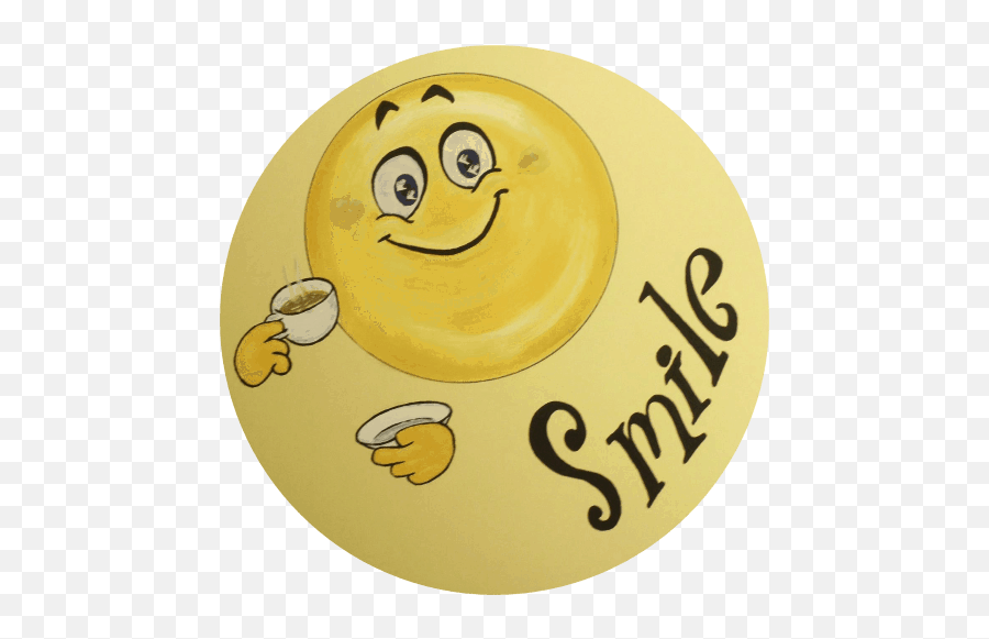 Café Smile - Happy Emoji,Locksmith Emoticon