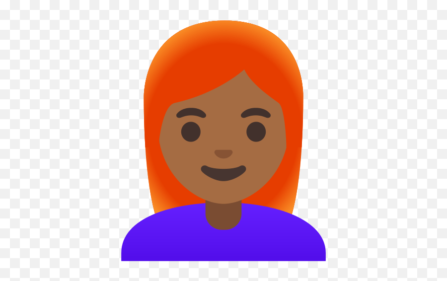 Woman Medium - Dark Skin Tone Red Hair Emoji Download For Red Hair,Woman Pouting Emoji