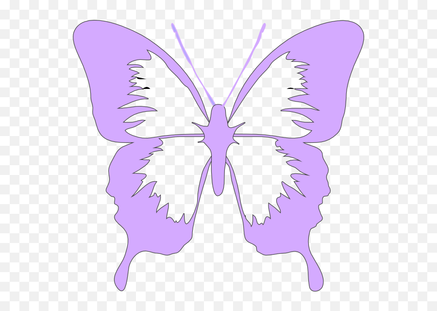 Purple Butterfly Lupus - Free Butterfly Clip Art Emoji,Purplebutterfly Emojis