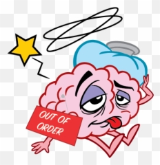 Response From Hijacking The Brain Part - Tired Brain Emoji,Emotion Vs Logic Clipart