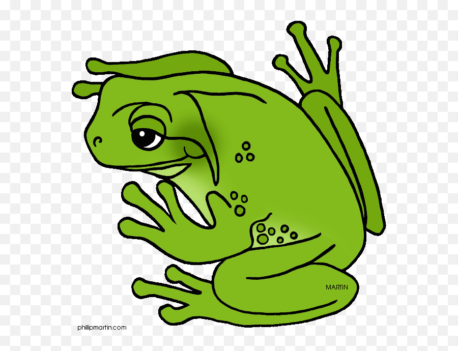 Frog Clip Art Clipartcow 2 - Clipart Green Frog Emoji,Emoji Cliip On