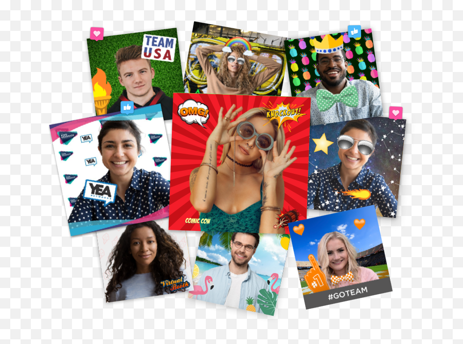 Virtual Booth - Fun Emoji,Diy Emojis Photo Booth