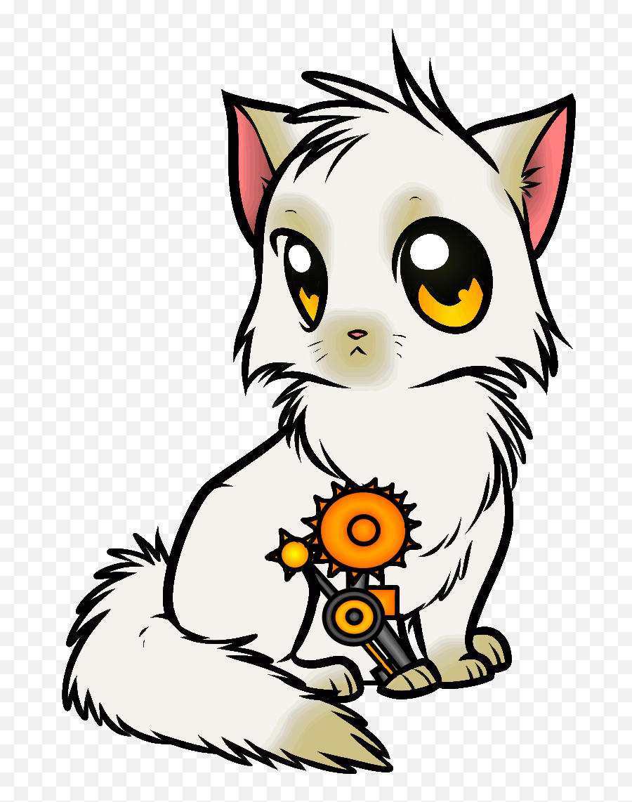 Cute Kitten Colouring Pages Clipart - Anime Animals Coloring Pages Emoji,Cat Emotions And How To Draw Them