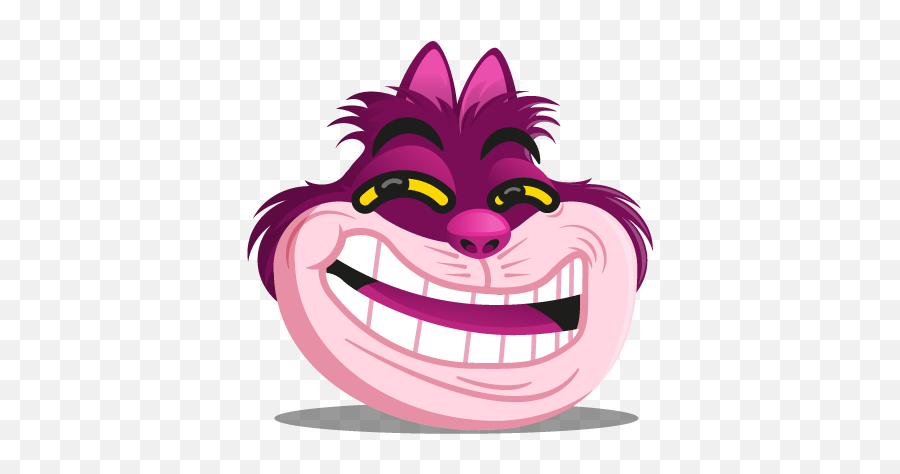 Troll - Cheshire Cat Troll Face Emoji,Trollface Emojis