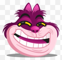 Troll - Cheshire Cat Troll Face Emoji,Trollface Emojis