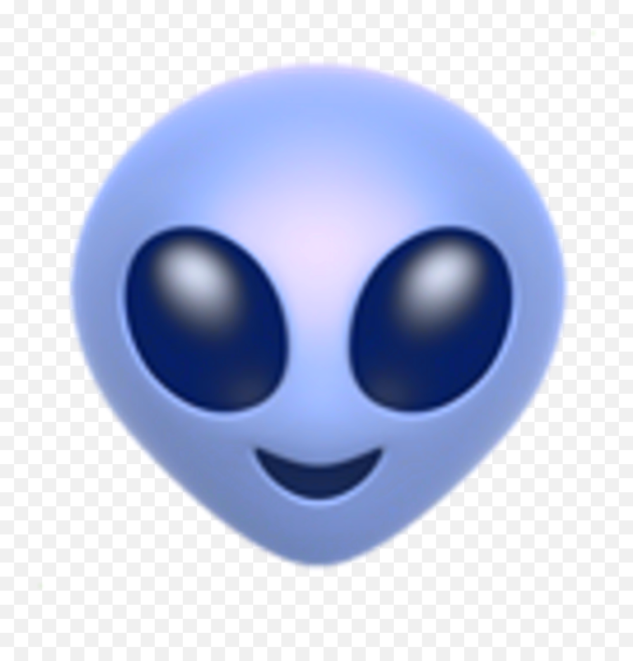 Sticker - Dot Emoji,Blue Alien Emoji