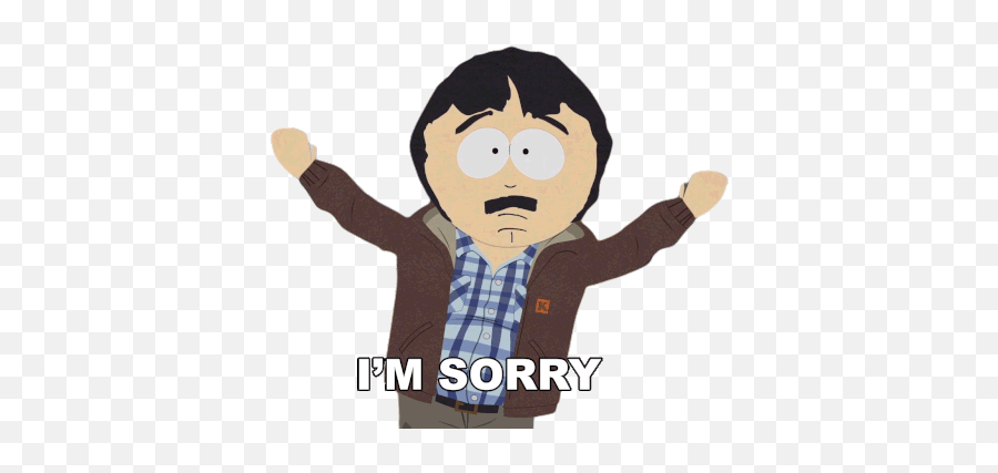 Im Sorry South Park Sticker - Im Sorry South Park Sorry Not Emoji,Anchorman Im In A Glass Case Of Emotion