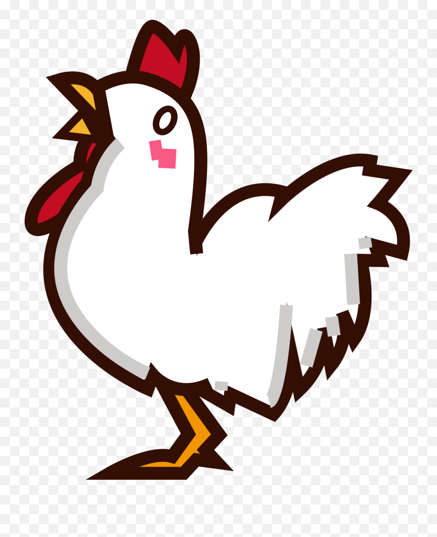 Filepeo - Bgok2svg Wikimedia Commons Emoji,Black And White Chicken Emojis