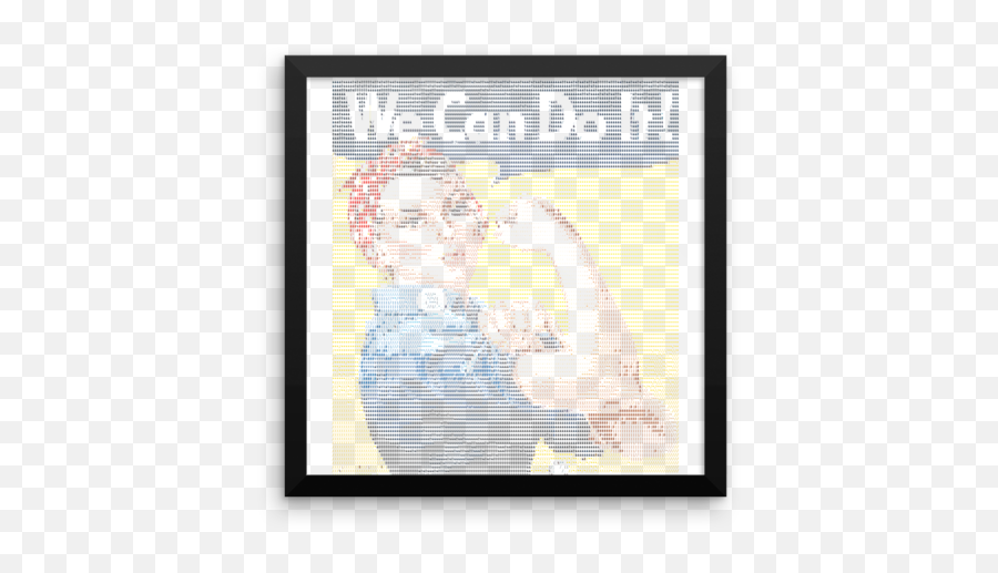 We Can Do It Feminist Ascii Art Framed Poster Emoji,Popular Ascii Emoticons