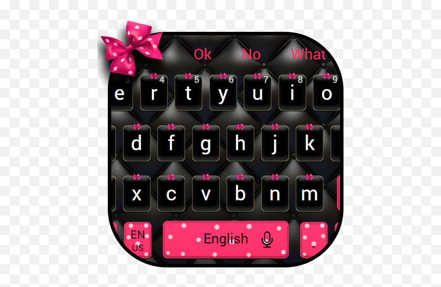 Beautiful Pink Bowknot Keyboard Theme Para Android - Apk Beautiful Photo For Keyboard Emoji,Teclado Con Emojis Nuevos