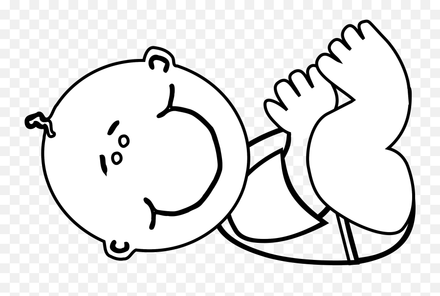 Outline Clipart Boy Outline Boy Transparent Free For - Outline Of A Baby Emoji,Lying On Floor Emoji