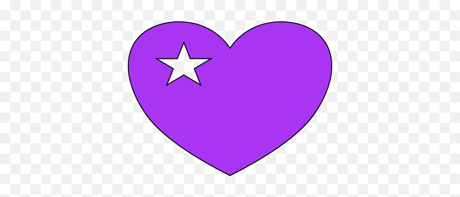 Purple Heart - Openclipart Emoji,Purple Heart Emoji