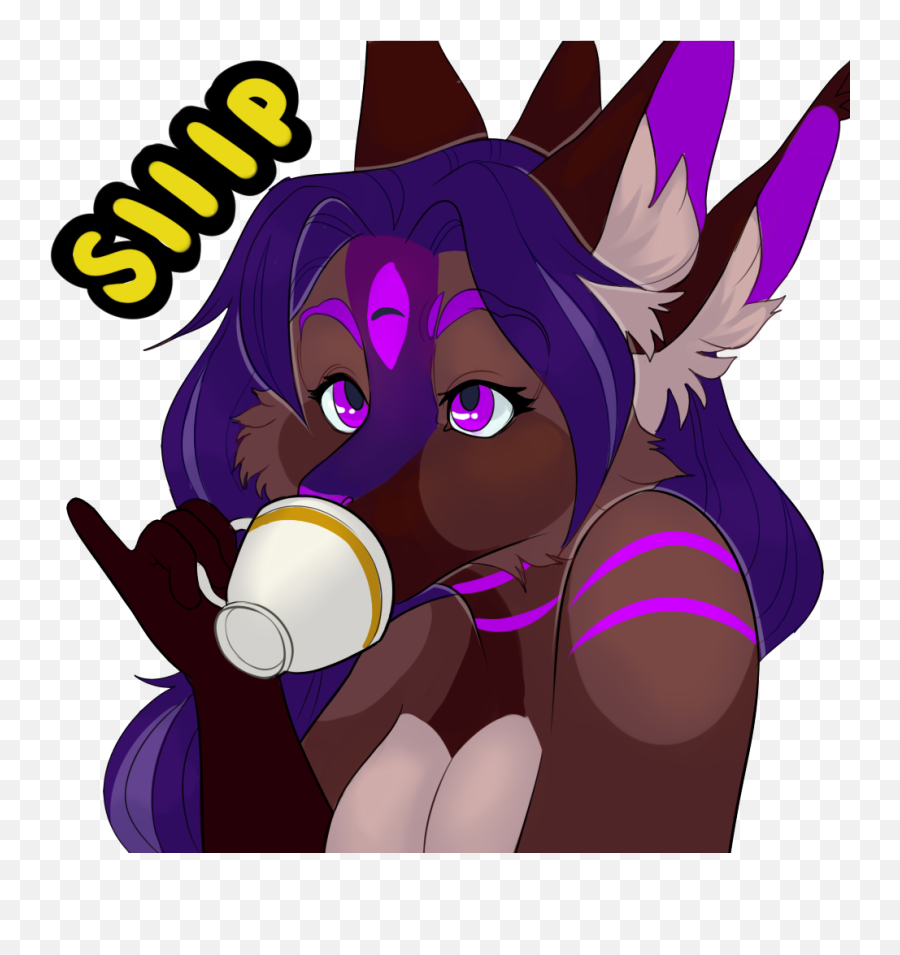 Furry Artist Hangout By Heavenlyhell - Fur Affinity Dot Net Fictional Character Emoji,Emoji For Hangouts