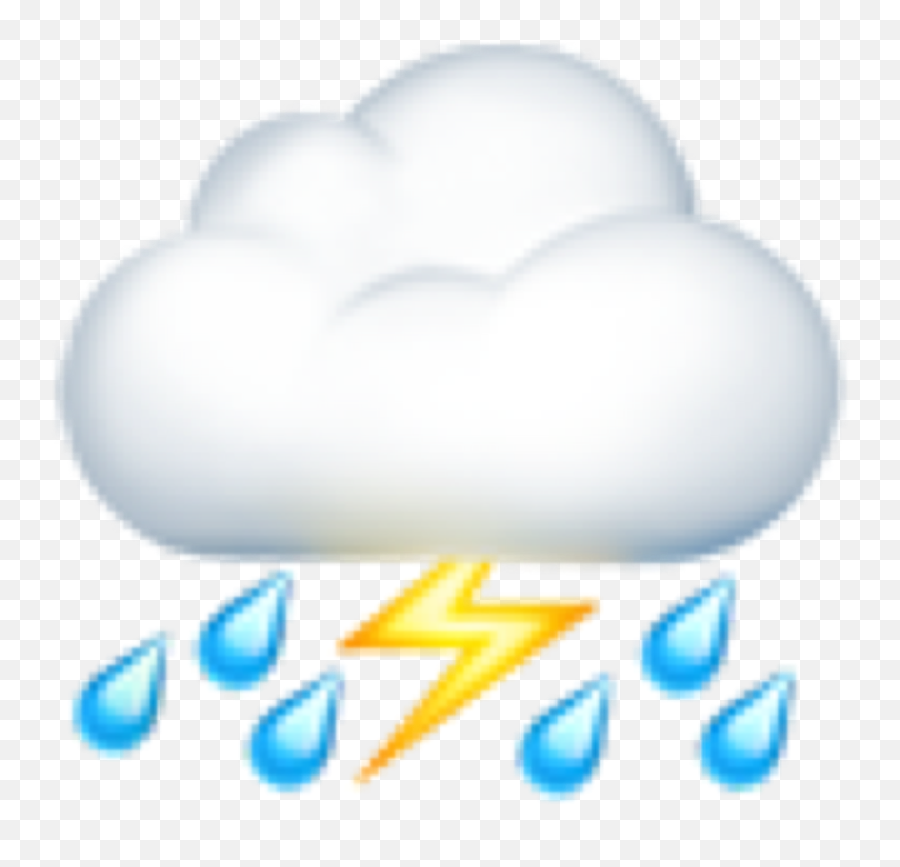 Emoji Iphoneemoji Storm 282237686031211 By Moonlight,Rain Cloud Emoji