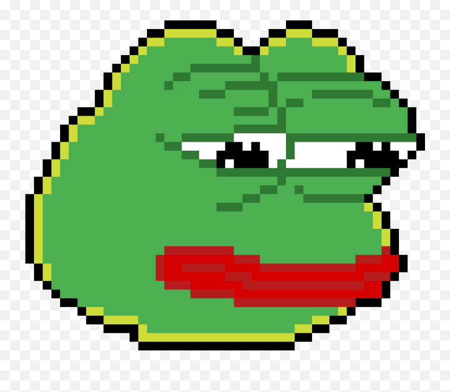 Editing Pepe The Frog - Free Online Pixel Art Drawing Tool Emoji,Pepe Emoji Maker