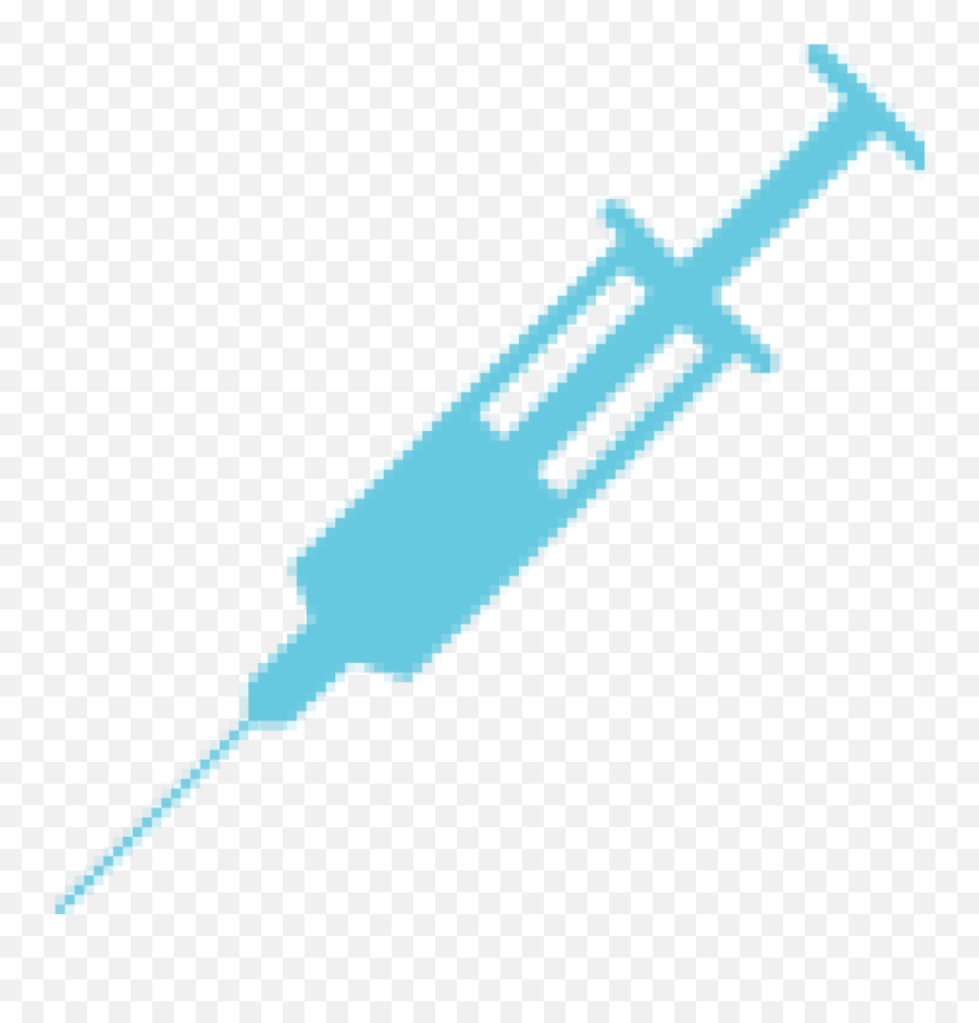 Syringe Clipart Blue Syringe Blue - Blue Needle Png Clipart Emoji,Syringe Emoji Png