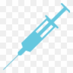 Syringe Clipart Blue Syringe Blue - Blue Needle Png Clipart Emoji,Syringe Emoji Png