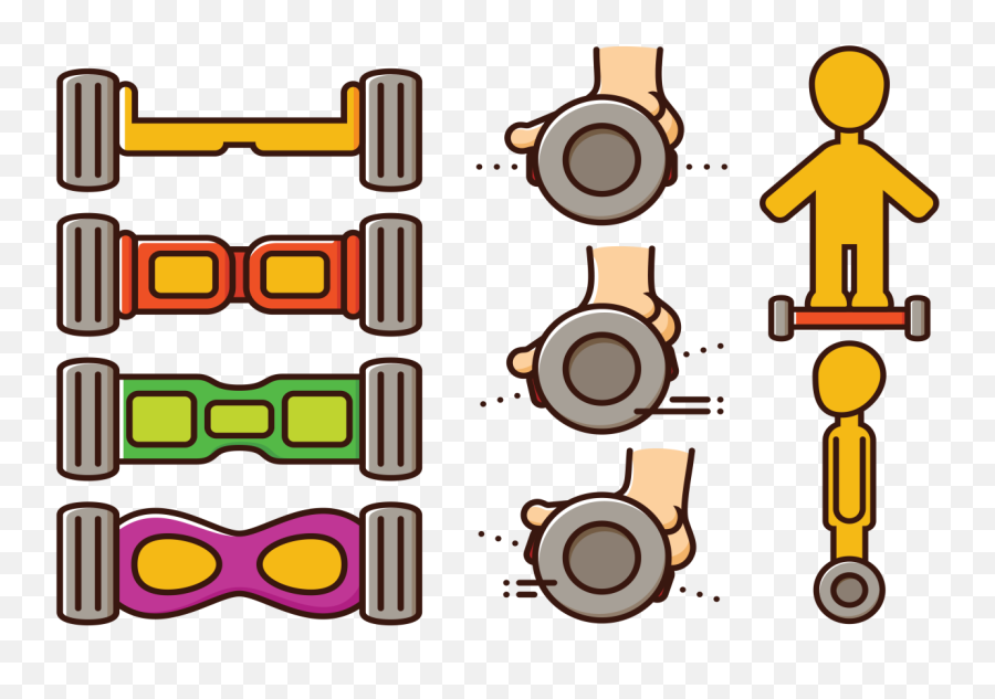 Segway Iconos Vectoriales Orangereebok - Dot Emoji,Segway Emoji