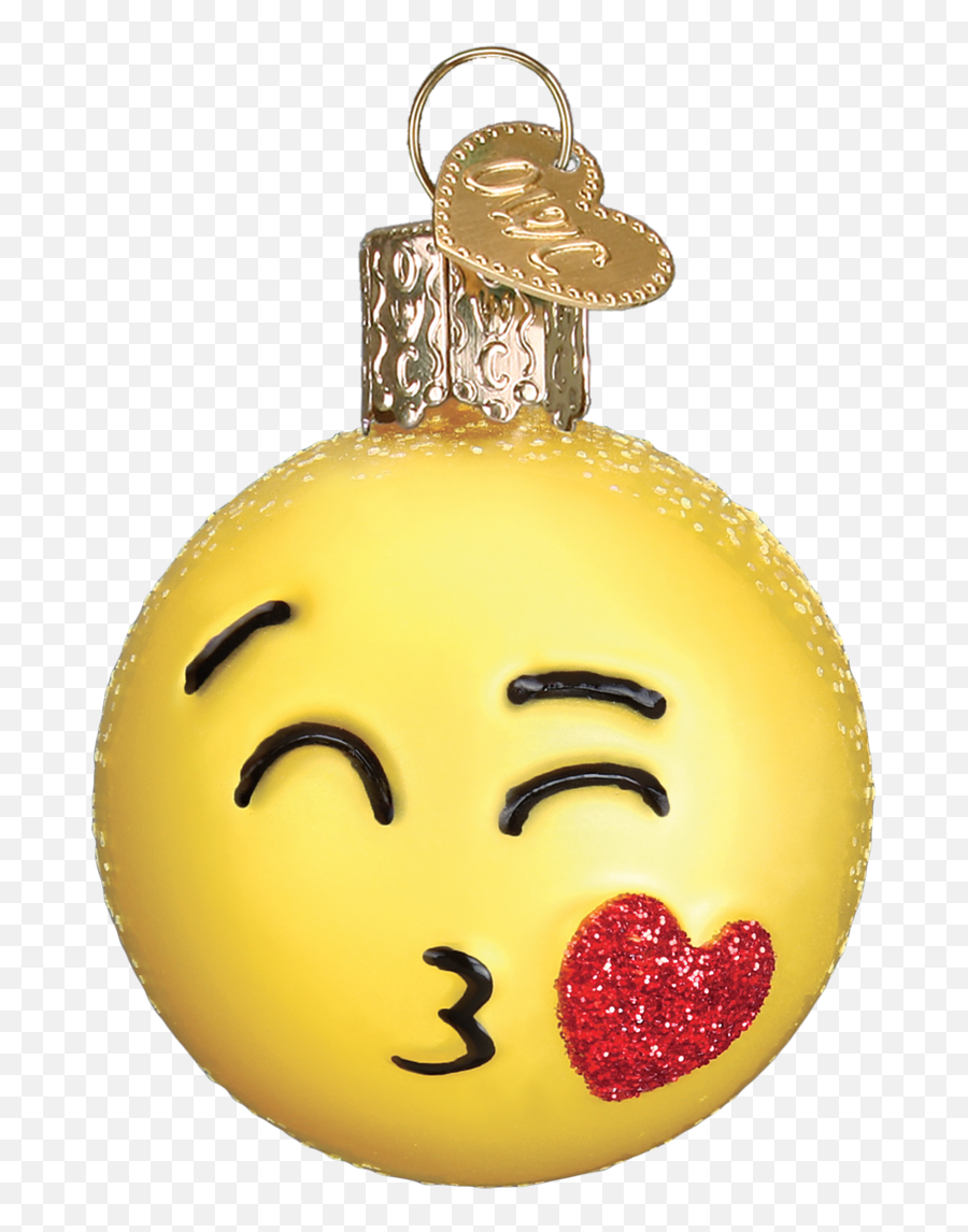 Christmas Ornaments - Happy Emoji,Wavy Emoji Hat
