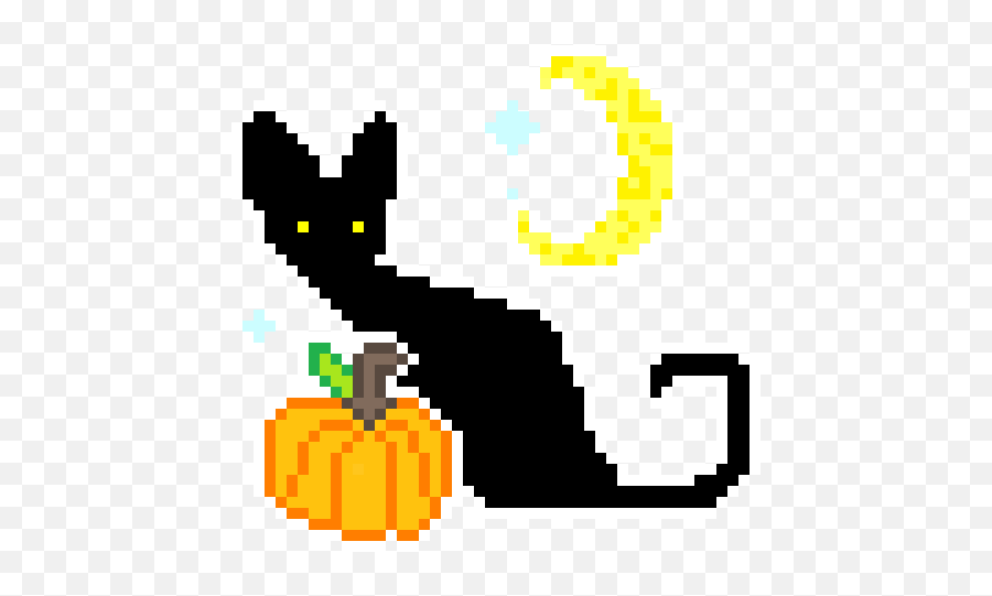 Top Goodbyekitty Blackcat Stickers For - Pixel Halloween Gif Transparent Emoji,Halloween Cat Emoji