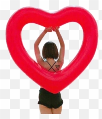 Bouée Coeur Rouge - Swim Ring Emoji,Emoji Coeur Rouge
