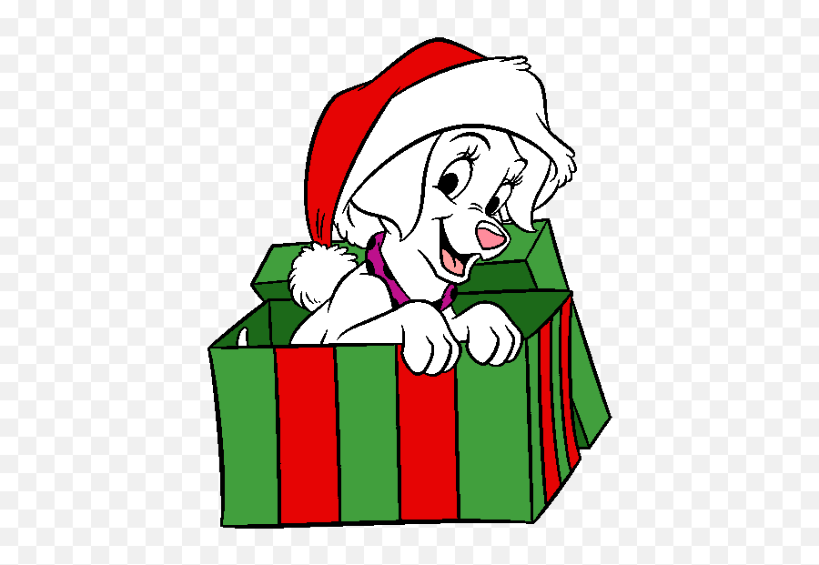 Disney Christmas Clip Art - Disney 101 Dalmatians Christmas Clipart Emoji,Disney Animated Emoticons Christmas