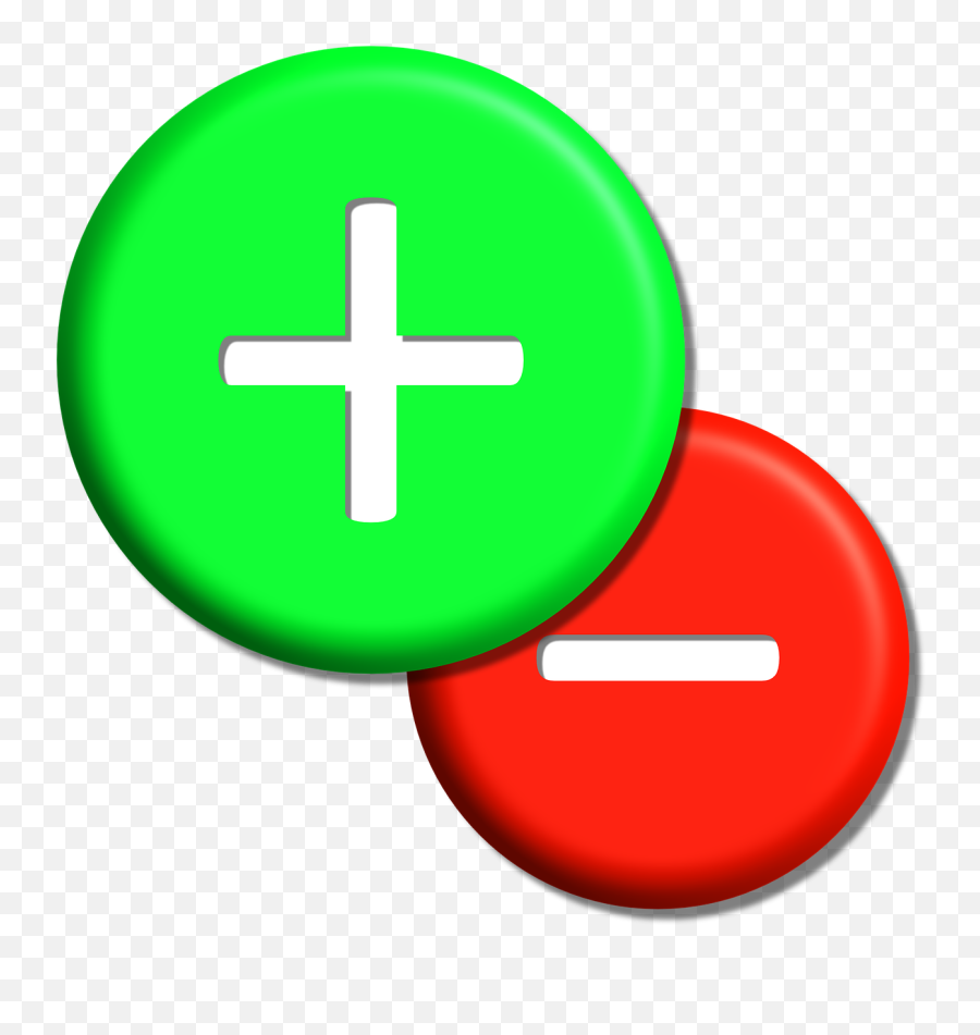 Plus Minus Circle Icon Buttons - Plus And Minus Sign Emoji,Circle With A Cross Emoticon