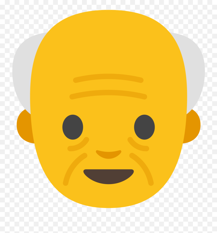 Old Man Emoji - Old Person Emoji,Old Man Emoticon