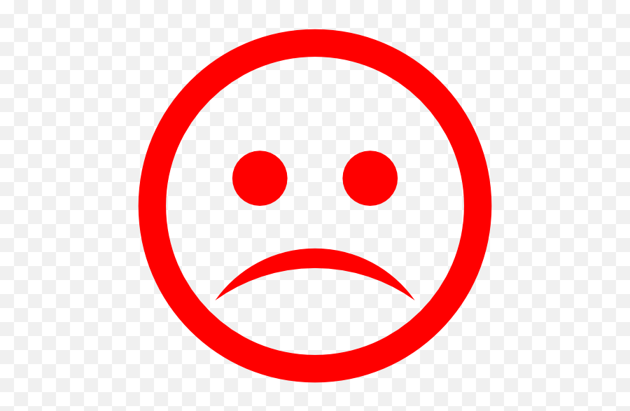 Smiley Face Emoticon Clip Art - Sad Png Download 512512 Transparent Pink Sad Face Emoji,Embarassed Emoji