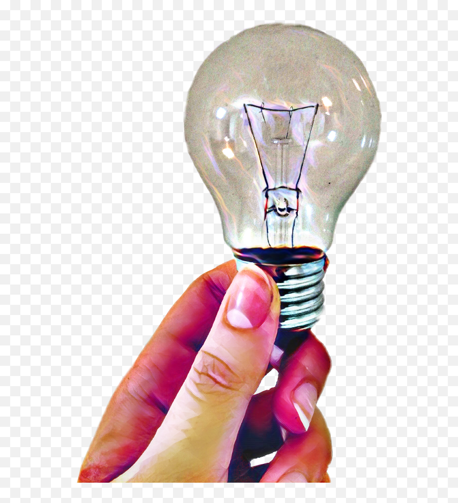 Light Lightbulb Lightning Sticker By Miruna Ioana - Incandescent Light Bulb Emoji,Electricity Emoji Name