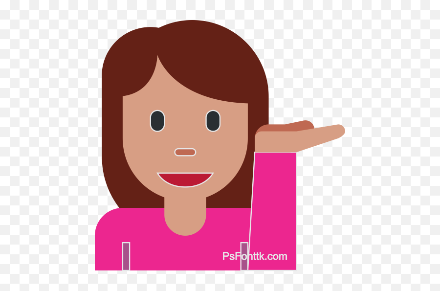 Emoji Menina - Happy,Qual O Significado Emoticon Mão