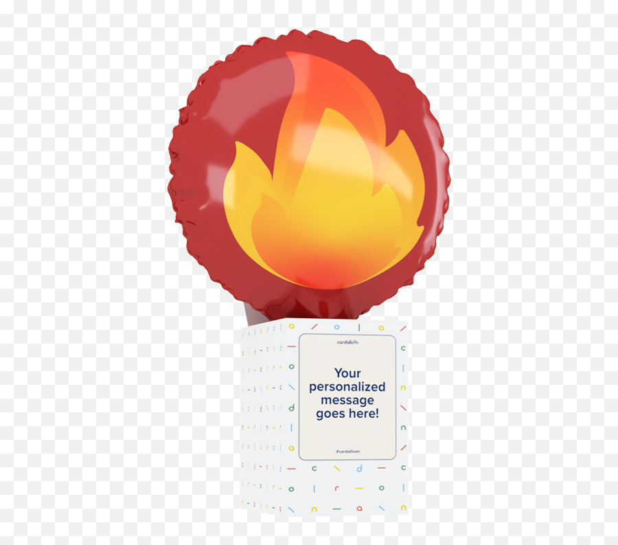 Fire Balloon Cardalloon - Dot Emoji,What Is The Emoji Fire And Ballon And Airtogether
