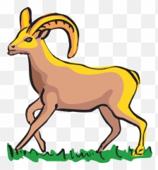 Walking Bighorn Sheep Art Png Svg Clip - Borrego Cimarron Dibujo Facil Emoji,Emoji Angry Horns Svg