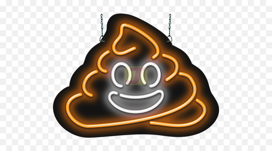 Pin On Miscellaneous Neon Signs - Poop Neon Sign Emoji,Plug Emoji