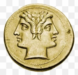 Favorite Philosophical Idea - Coin Janus Roman God Emoji,Baruch Spinoza Quote: “the More Clearly You Understand Yourself And Your Emotions, The