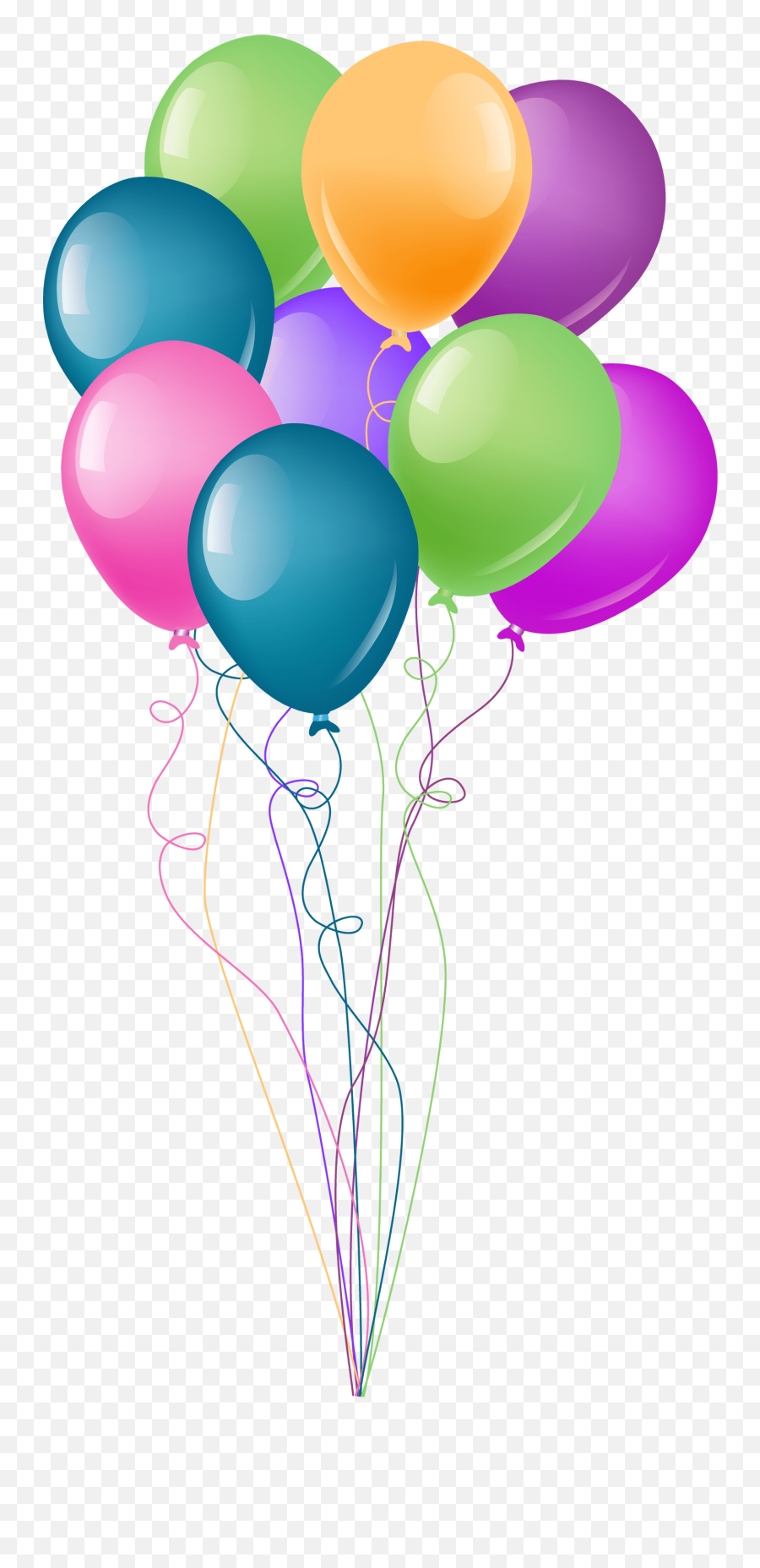 Balão Png Fundo Transparente - Background Happy Birthday Png Emoji,Emoticons De Balão